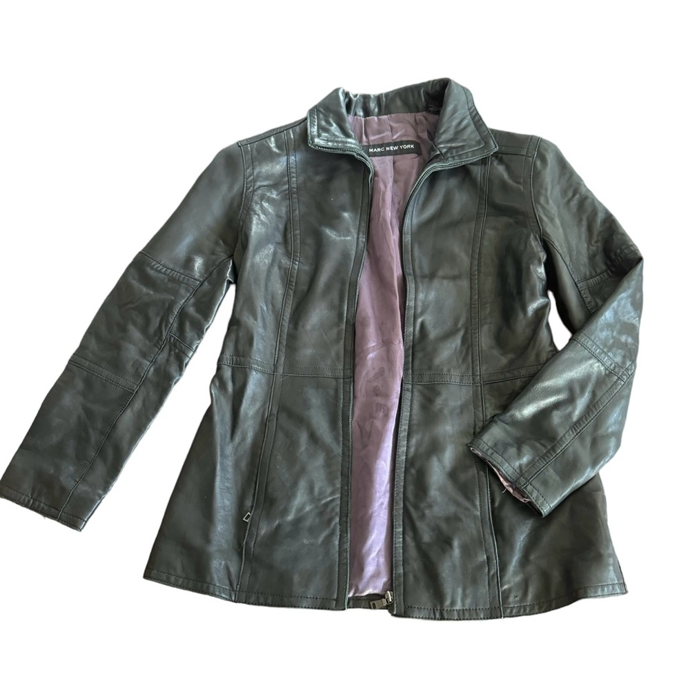 Marc New York Vintage Black Leather Jacket